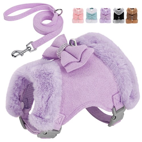Dog fleece harness and - fleece,