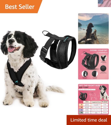 Black soft polyester dog - soft,