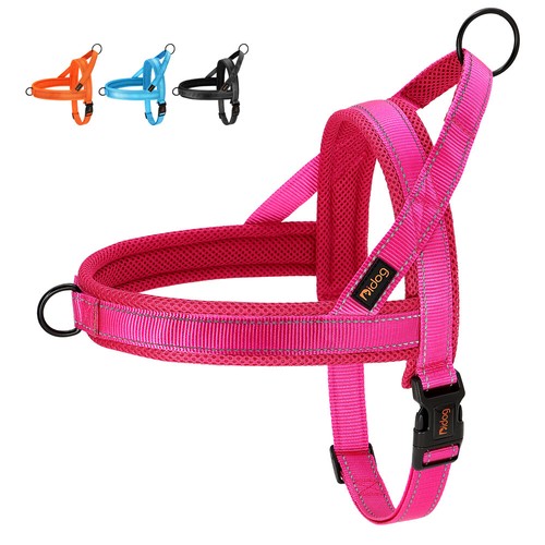 Reflective pull dog harness - dog,