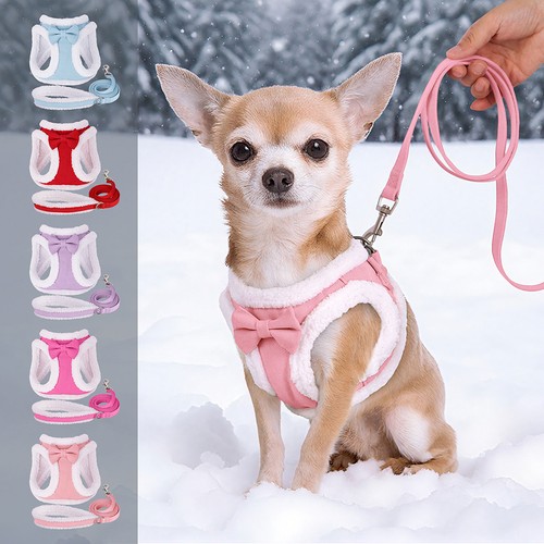 Step plush dog harness - step-in,